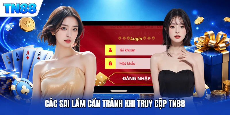Các sai lầm cần tránh khi truy cập TN88