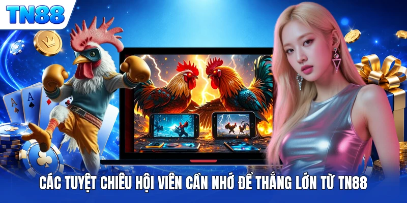 Các tuyệt chiêu hội viên cần nhớ để thắng lớn từ TN88
