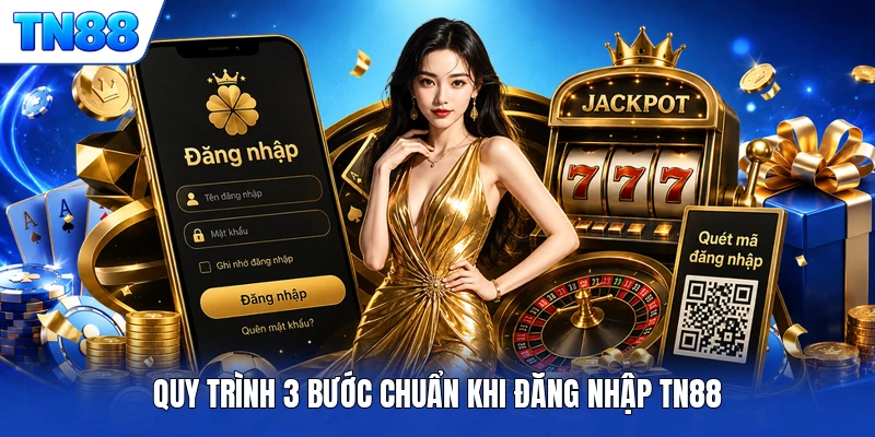 Quy trình 3 bước chuẩn khi đăng nhập TN88